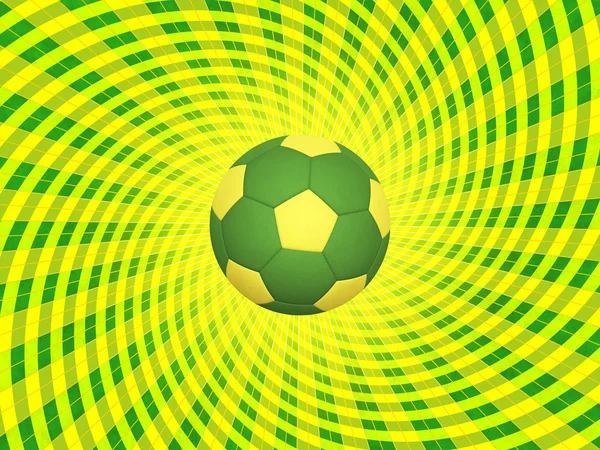 Brazil Soccer Ball Background — Stock Photo, Image