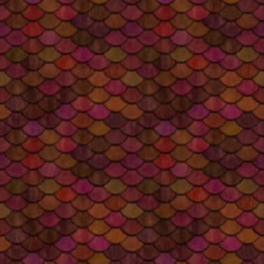 Red Scales Seamless Pattern clipart