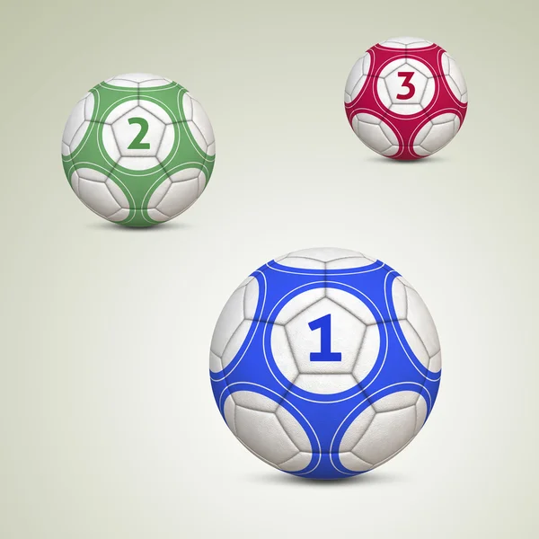 Championship Soccer Balls — Stock Photo, Image