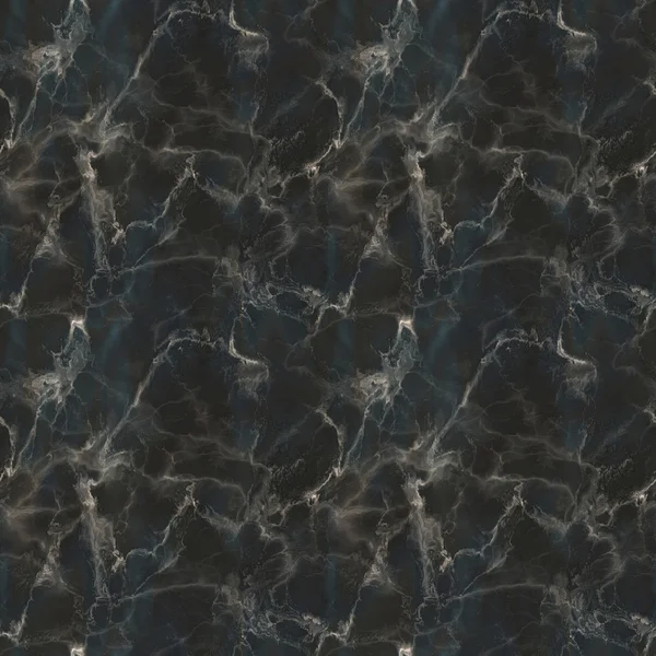 Nahtloses Muster aus schwarzem Marmor — Stockfoto