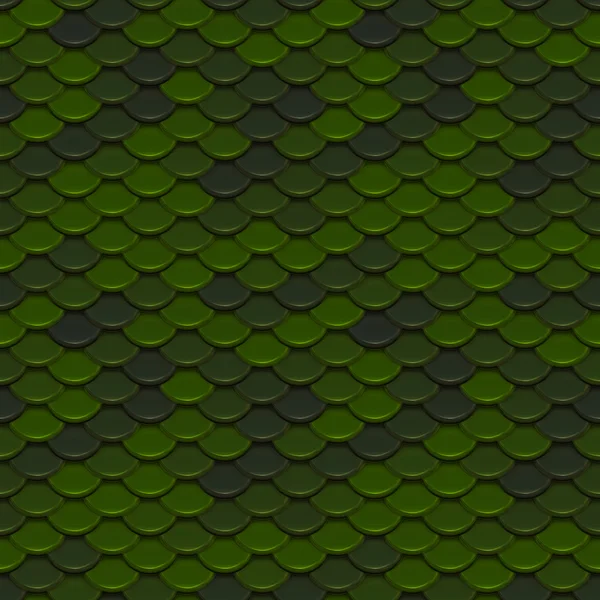 Escalas verdes patrón sin costura —  Fotos de Stock