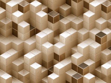 Cubes Background clipart