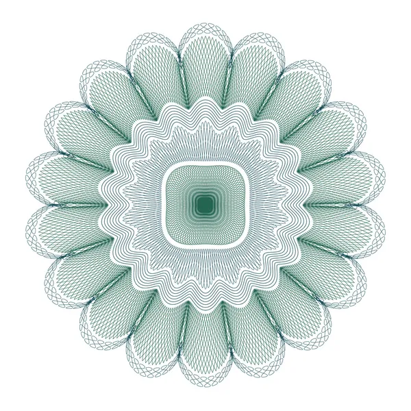 Rosette guillochée — Image vectorielle