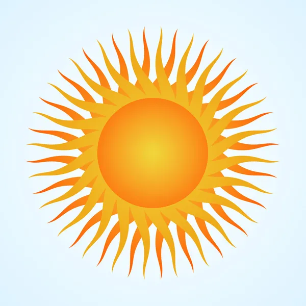Le soleil — Image vectorielle
