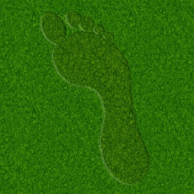 Grass Footprint clipart