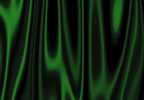Зелёная ткань Сатина — стоковое фото