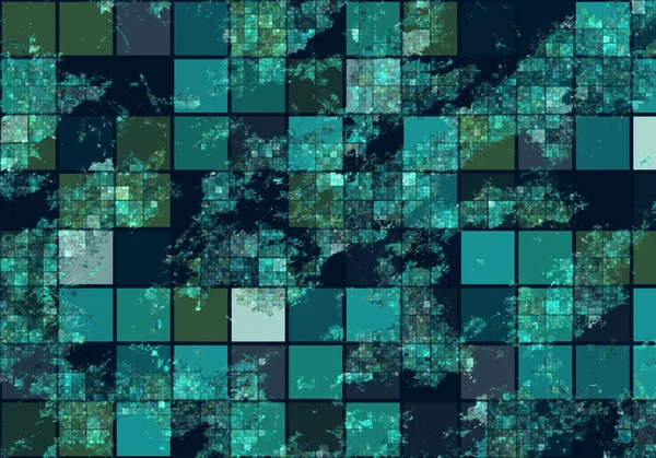 Widok z satelity — Zdjęcie stockowe