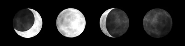 Ay Aşamaları — Stok fotoğraf