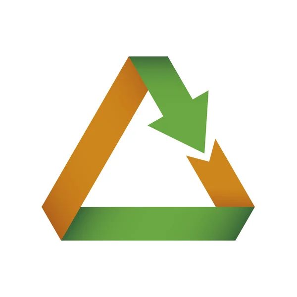 Flèche de triangle — Image vectorielle