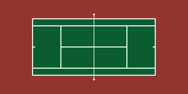 Tennisbaan — Stockvector