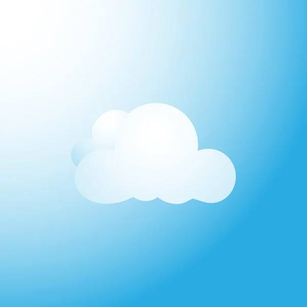 Cloud in Sky — Stock Vector