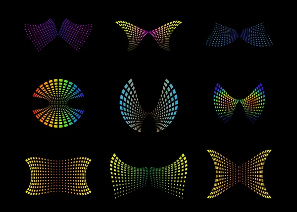 Abstrakt fjärilar — Stockový vektor