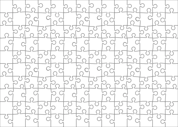Prázdné puzzle pozadí — Stockový vektor