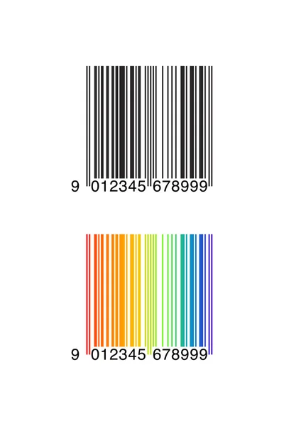 Beispiel Barcodes ean 8 — Stockvektor