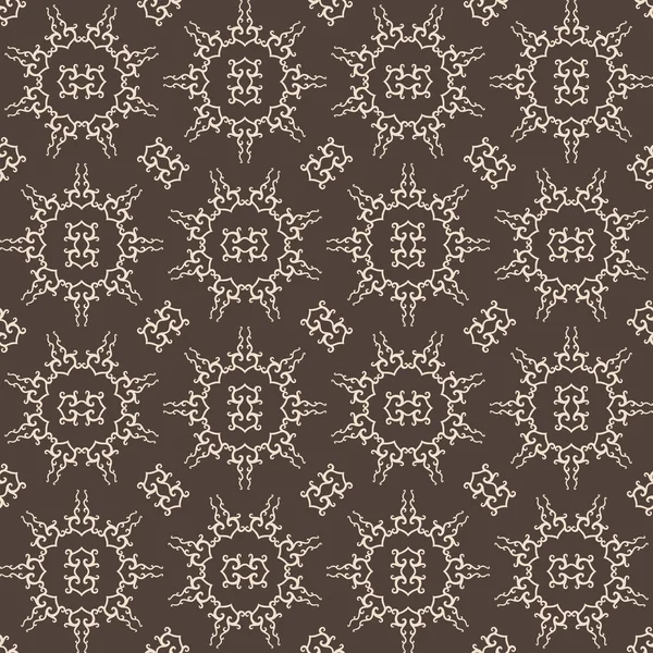 Винтажный арабский вдохновленный бесшовный узор - Оригинальный дизайн — стоковый вектор