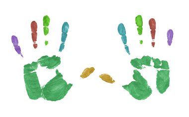 Hand Prints clipart