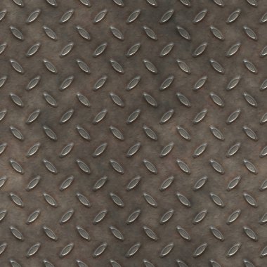 Aged Diamond Plate Seamless Texture clipart