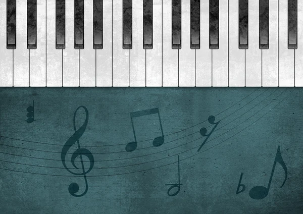 Piano grunge bakgrund — Stockfoto