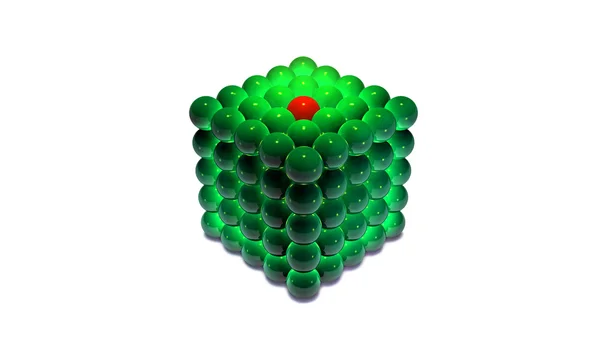 Cube of Spheres — Stock Photo, Image