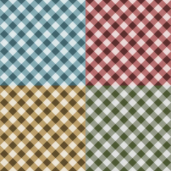 Tablecloth Gingham Seamless Pattern — Stock Photo, Image