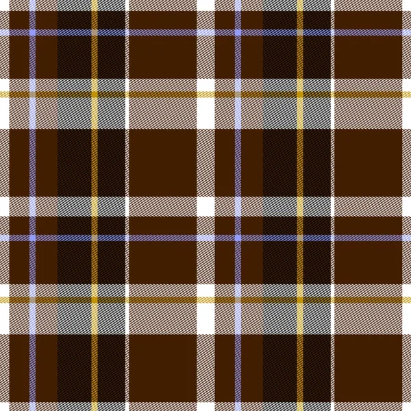 Brown Tartan Cloth Seamless Pattern — Stock Photo, Image