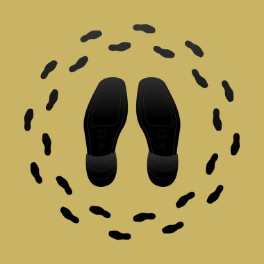 Shoes and Shoe Prints clipart