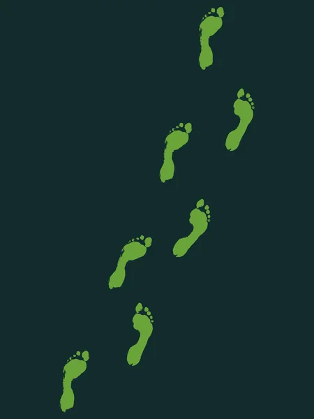 Зеленая прогулка — стоковый вектор