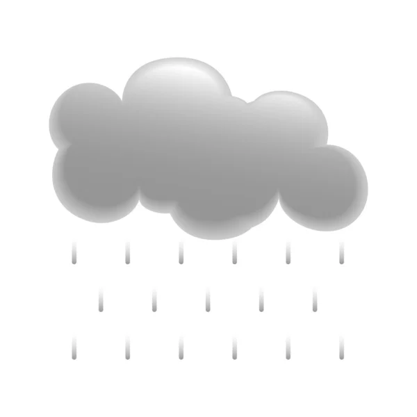 Deštivý mrak — Stockový vektor
