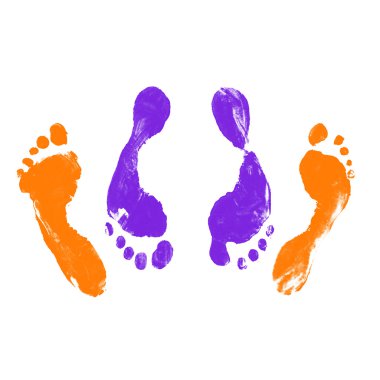 Footprints clipart