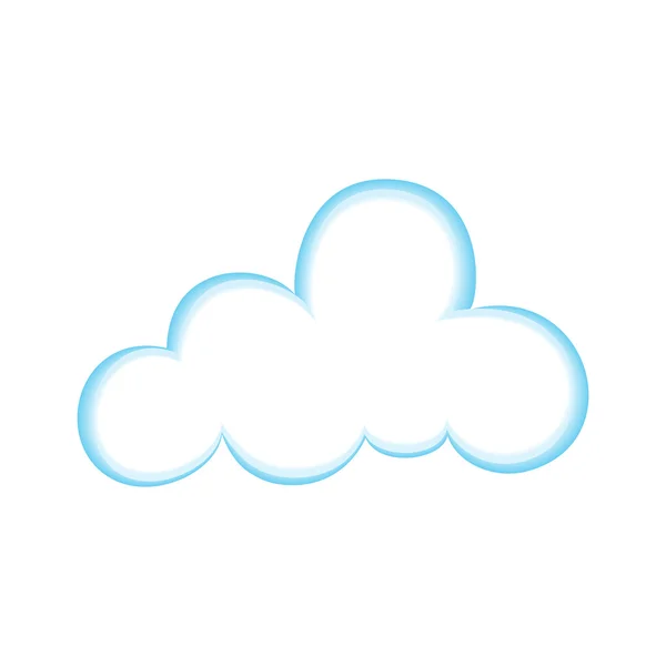 Una nube — Archivo Imágenes Vectoriales
