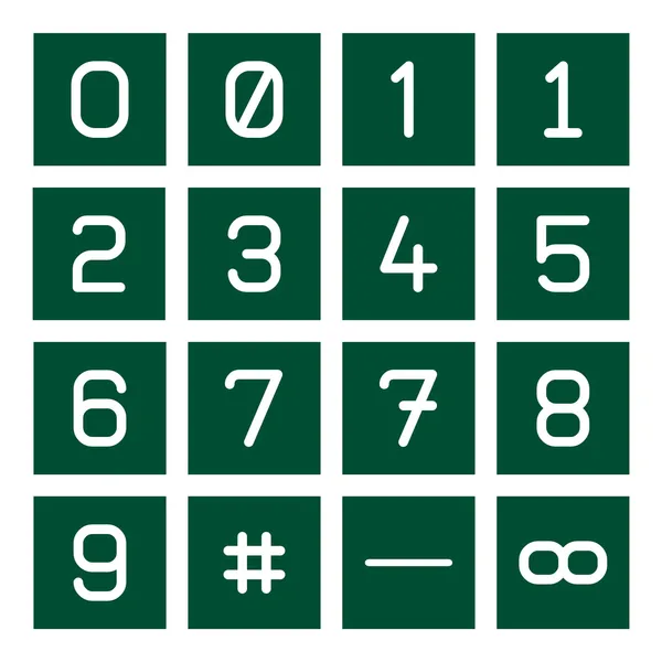 Math Icon Set 1 — Stock Vector