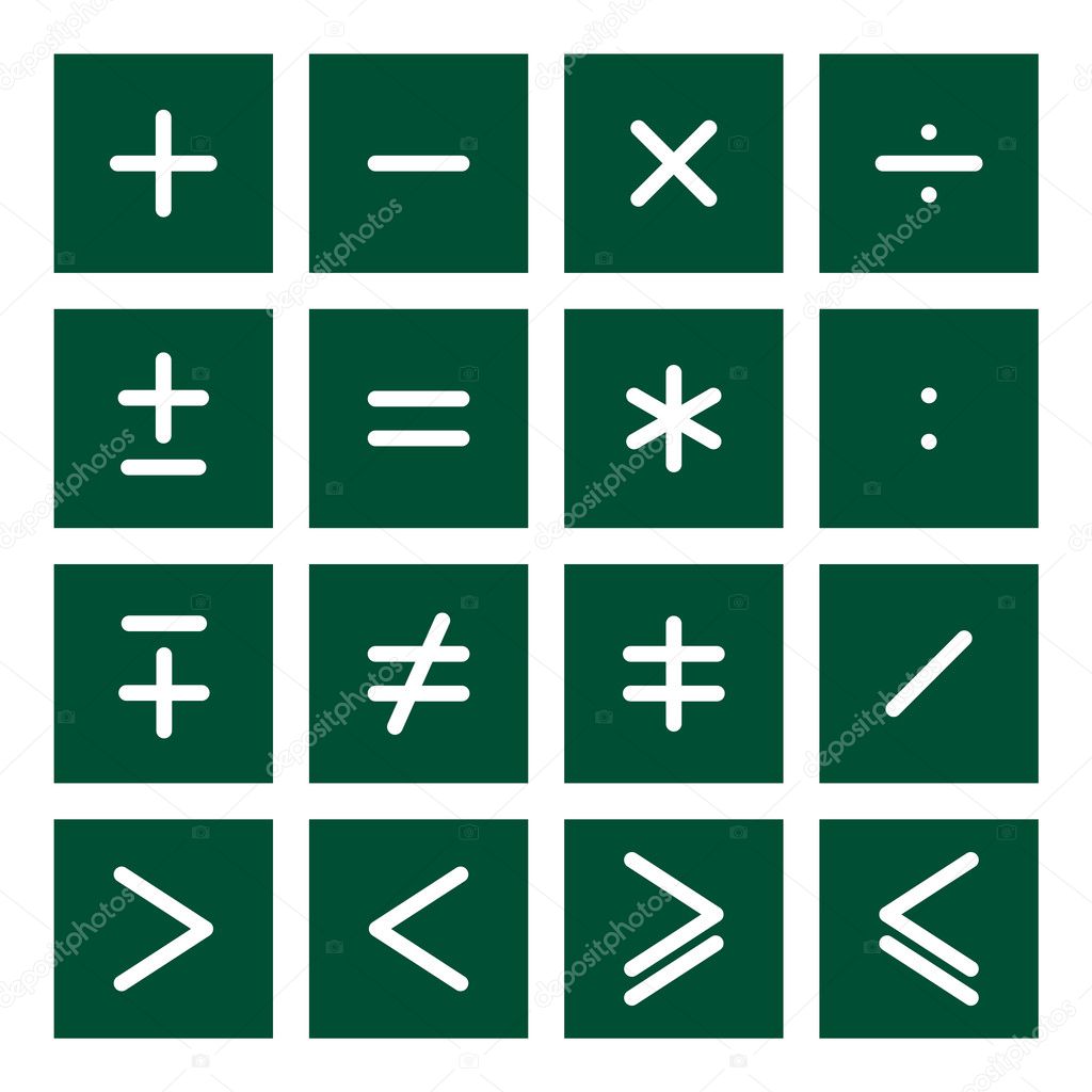 Math Icon Set 2
