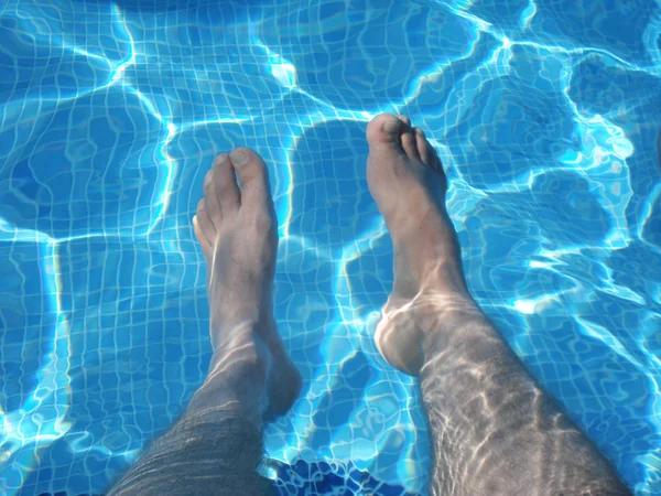 Pies de agua — Foto de Stock