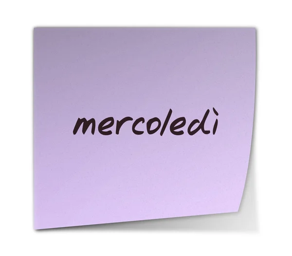 Mercredi en italien — Photo