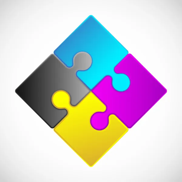 Skládačka puzzle — Stockový vektor