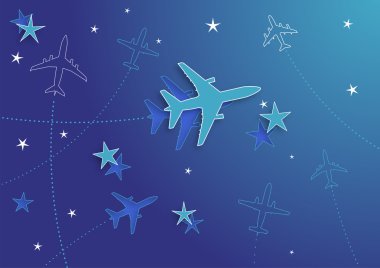 Airplanes clipart