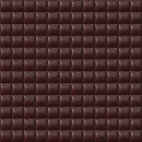 红色椅垫皮革无缝模式 — 图库照片