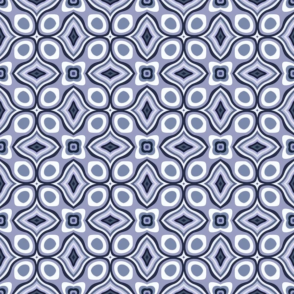 幾何学的なレトロな壁紙のシームレスなパターン — ストック写真