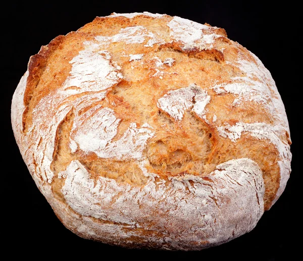 Råg runda bröd cutout — Stockfoto