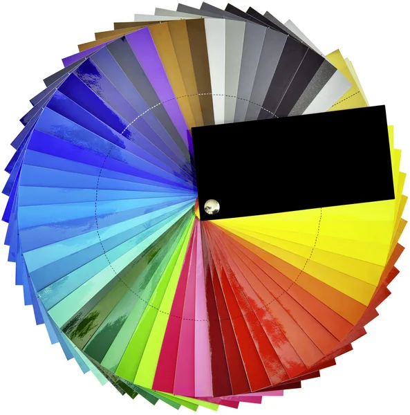 Muestrario de muestras de color — Foto de Stock