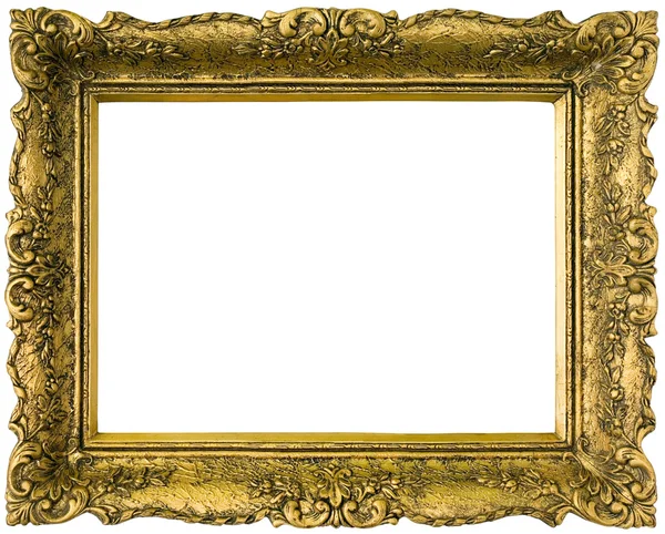 Recorte marco de imagen de oro — Foto de Stock