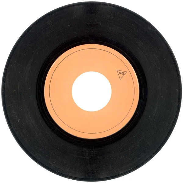 45 rpm vinyl record knipsel — Stockfoto