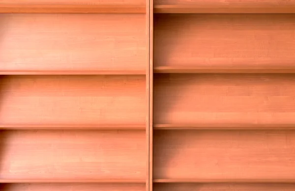Leeres Bücherregal — Stockfoto