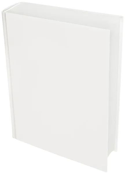 Biała twarda okładka książki — Zdjęcie stockowe