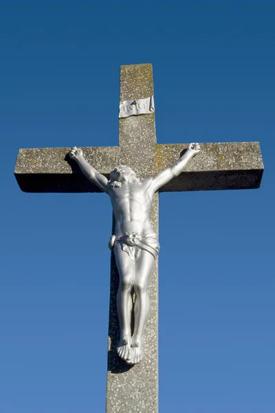 耶稣在十字架 — 图库照片