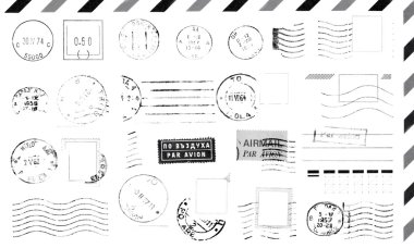 Rubber stamps clipart