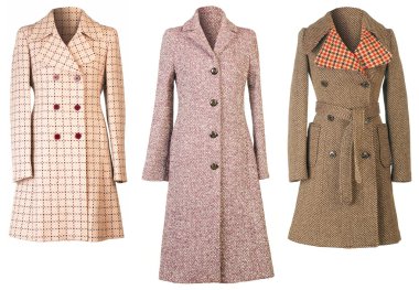 Autumn coats clipart