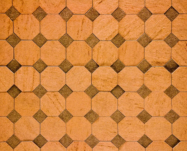 多彩的旧陶瓷地板背景 — 图库照片