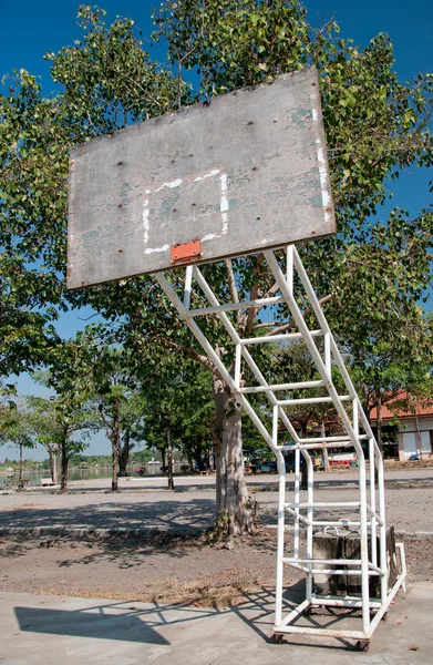 Το μπάσκετ δικαστήριο δεν hoop — Φωτογραφία Αρχείου