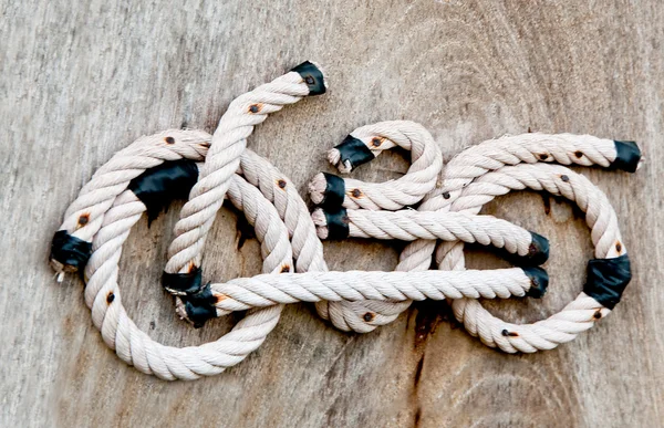 stock image The Abstract of rope look like bicycle